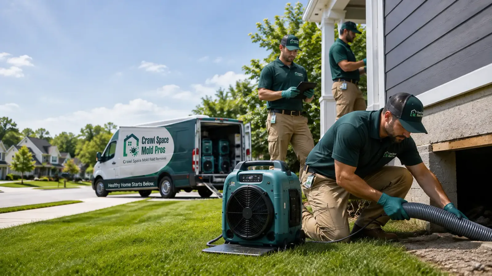 Crawl Space Mold Removal in Grove City, MN